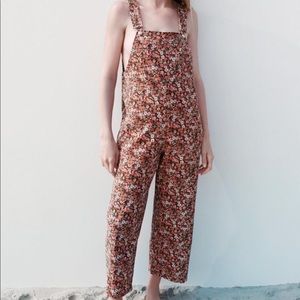 Zara Floral Overalls